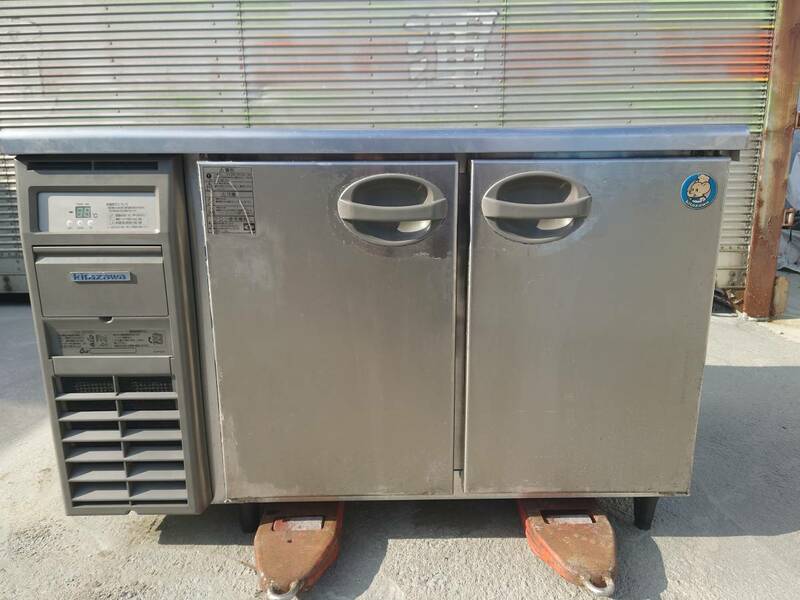 【SG13】フクシマ コールドテーブル YRW-120RM2 2015年製 台下冷蔵庫 飲食店 厨房機器 冷蔵庫 北沢産業