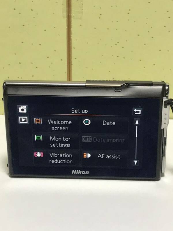 Nikon ニコン COOLPIX S80 コンパクトデジタルカメラ 5x Zoom 14.1 Mega Pixels TOUCH SCREEN 動作確認済み