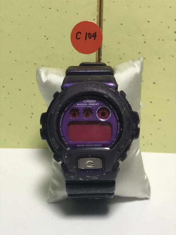 CASIO カシオ G-SHOCK Gショック DW-6900CC クレイジーカラーズ パープル クオーツメンズ 腕時計