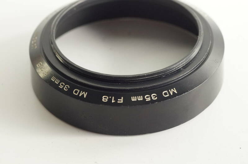 RBGF08『送料無料 並品』MINOLTA MD 35mm F1.8 MD 35mm F2.8 ミノルタ レンズフード