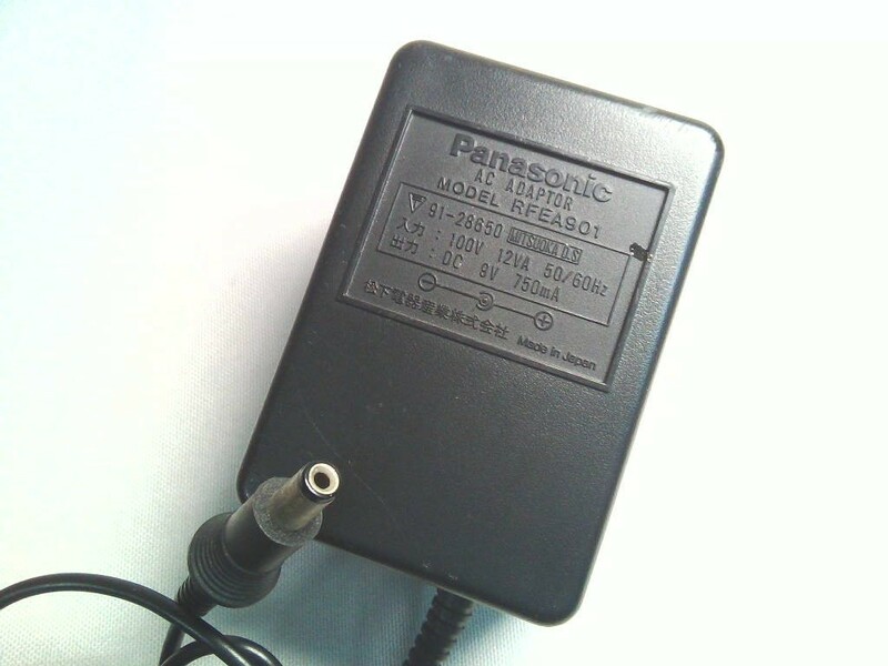Panasonic　パナソニック　純正　ACアダプター　RFEA901（9V　750ｍA）★ 動作品