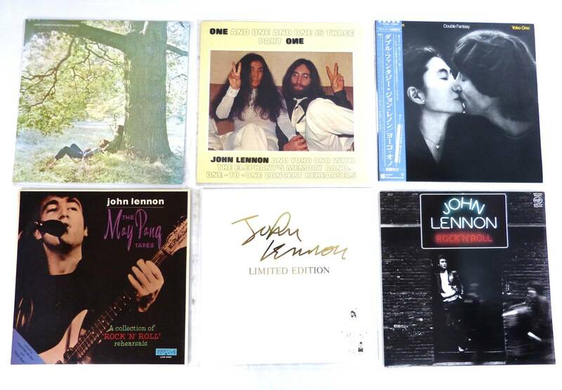 JOHN LENNON ジョン・レノン LPレコード θ 6枚まとめて θ 海外盤～国内盤　ブート盤含む　オノ・ヨーコ　LIMITED EDITION　他