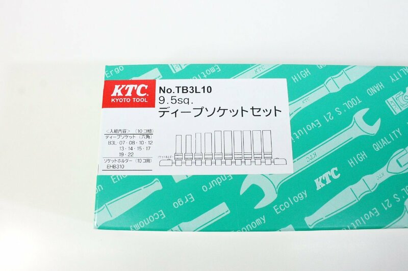 ☆578☆【未開封】 KTC 9.5sq. ディープソケットセット TB3L10