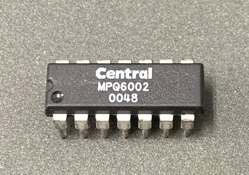 MPQ6002 1個 (MPQ6001互換)　米国セントラルセミコンダクター社製　未使用新品