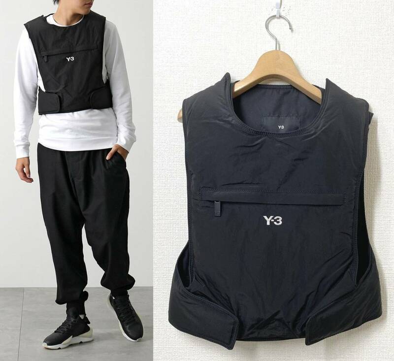 【23AW 新品】Y-3 VEST BAG ベスト バッグ ブラック 黒 ショート丈 ワイスリー アディダス ヨウジヤマモト