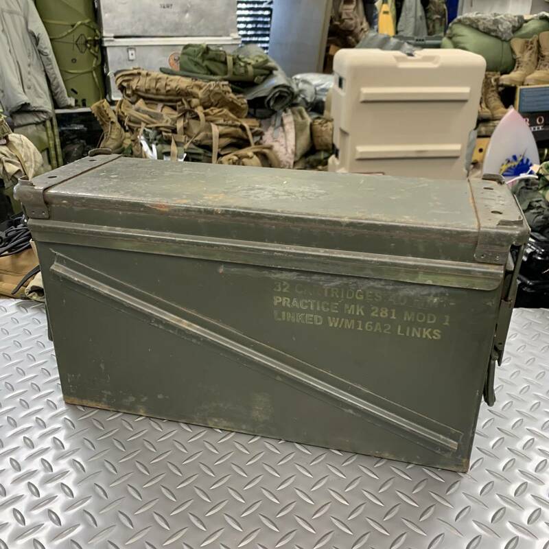 米軍実物 MK281 M16A2/40mm Ammo Box アーモボックス pelican hardigg ecs 