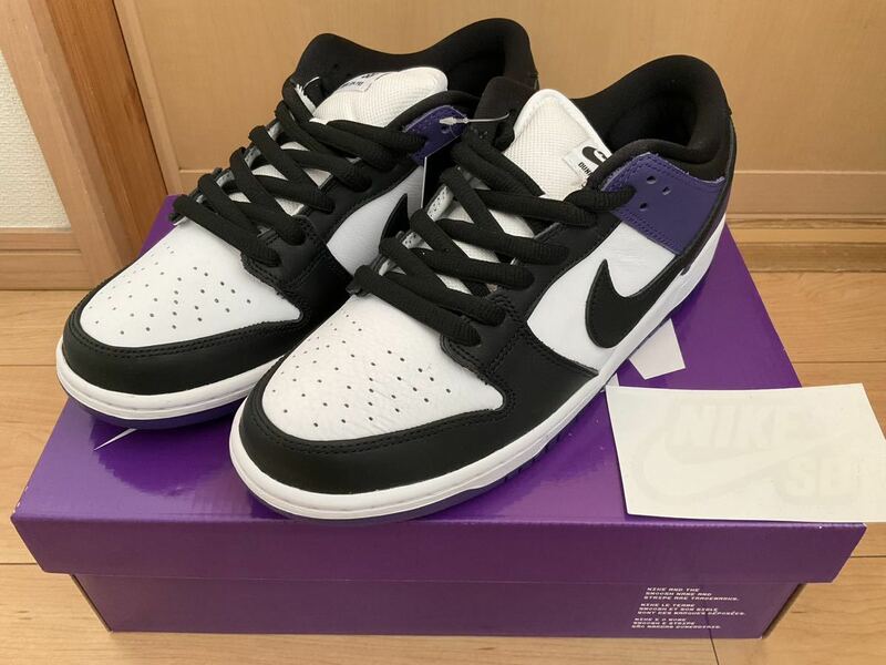 新品 27.5cm Nike SB Dunk Low Pro Court Purple BQ687-500 コートパープル　ダンク