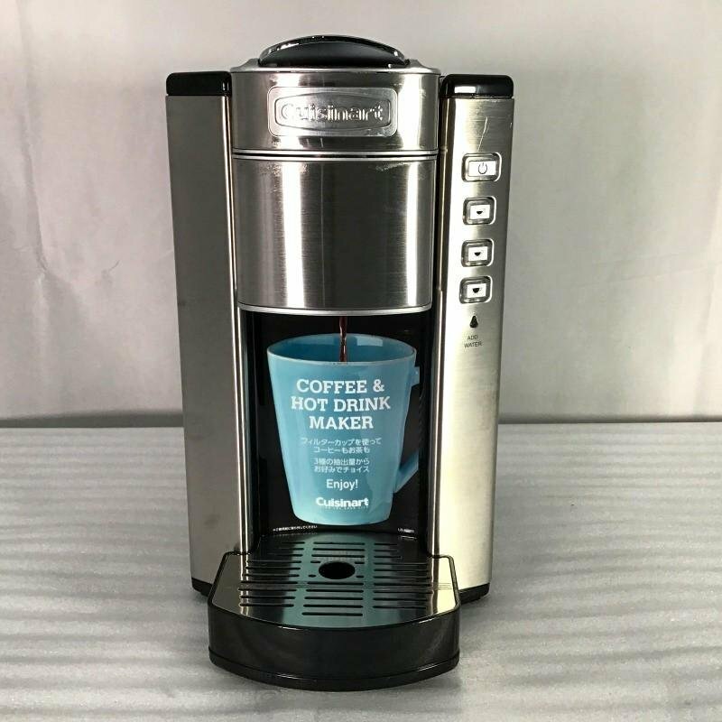 【中古品・展示品】 クイジナート / Cuisinart コーヒー＆ホットドリンクメーカー SS-6BKJ ミルなしドリップ式 180ml 1.5 m 30017260