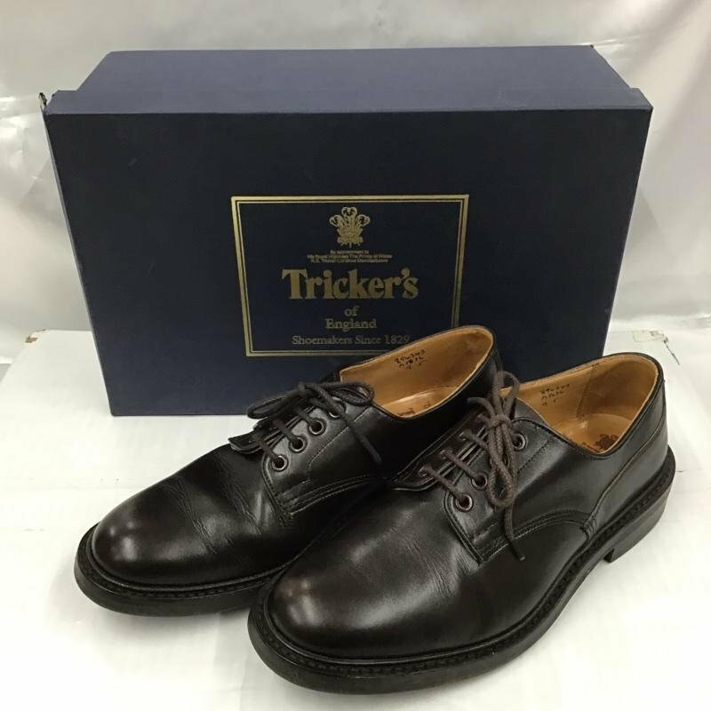 Tricker's 表記無し トリッカーズ 革靴 革靴 M5636 カントリーシューズ プレーントゥ 9.5 Leather Shoes 10103084