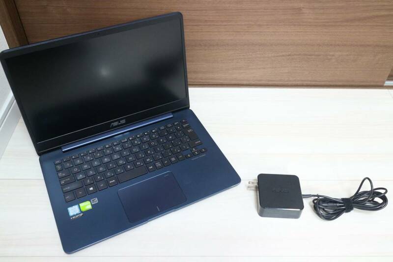Windows11 office 2021 キーボードバックライト ASUS ZenBook14 UX430U UX430UN-8550 i7 8550 16GB SSD 512GB GeForce MX150 ♪