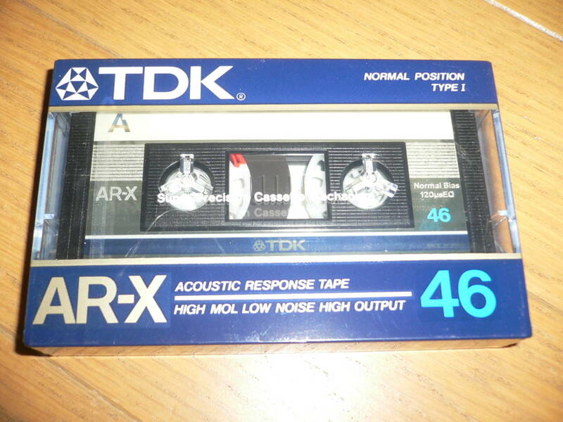 *新品未開封! 希少！ TDK AR-X 46分 ノーマルポジション カセットテープ タイプ1 NORMAL POSITION TYPEⅠ 最高峰*