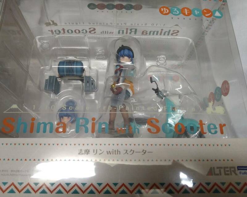 志摩リン with スクーター 「ゆるキャン△」 1/10 PVC製塗装済み完成品 ゆるキャン