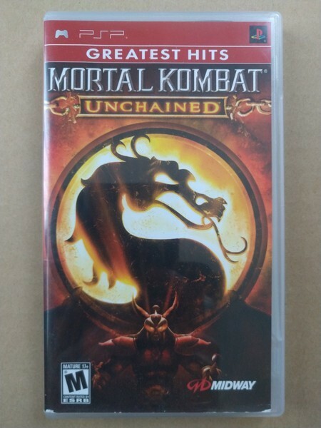 PSP Mortal Kombat Unchained モータルコンバット アンチェインド 北米版 箱説あり