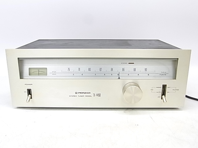 e11020　PIONEER TX-4450　パイオニア　AM/FMステレオチューナー　動作確認済　難あり