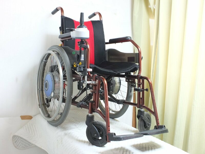 【s0037】【直接取引限定】 電動車椅子 YAMAHAユニット搭載 軽量折り畳み 現状品