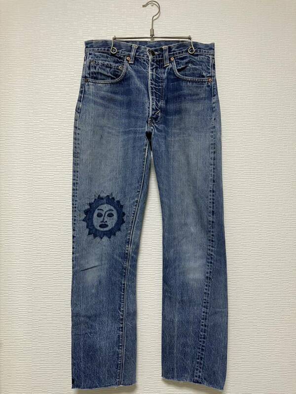 60's USA製 vintage Levis denim pants ヴィンテージ リーバイス 505 Big E デニムパンツ テーパード ジーンズ 32 脇割り LEVIS ビンテージ