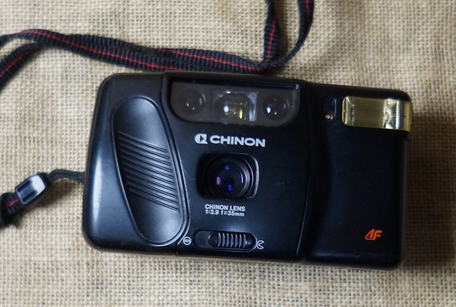 動作OK CHINON AUTO GL-AF 35mm単焦点　チノン　コンパクトフイルムカメラ