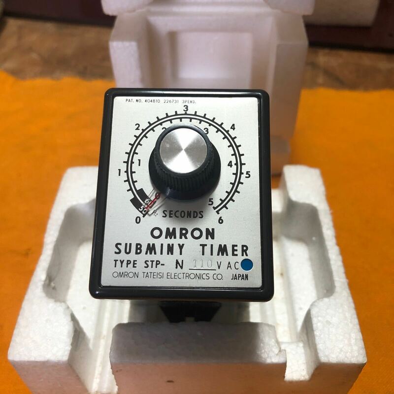 OMRON TIME DELAY SUBMIY TIME 110V／5〜６秒
