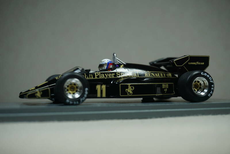 1/43 タバコデカール加工 アンジェリス デトロイト 2位 LOTUS 95T RENAULT #11 Angelis 1984 F1 East USA GP 2nd JPS ロータス ルノー US