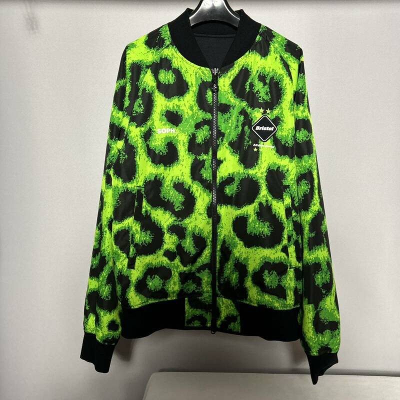 サイズS F.C.R.B reversible PDK jacket Bristol ブリストル soph. ソフネット ジャージ leopard レオパード