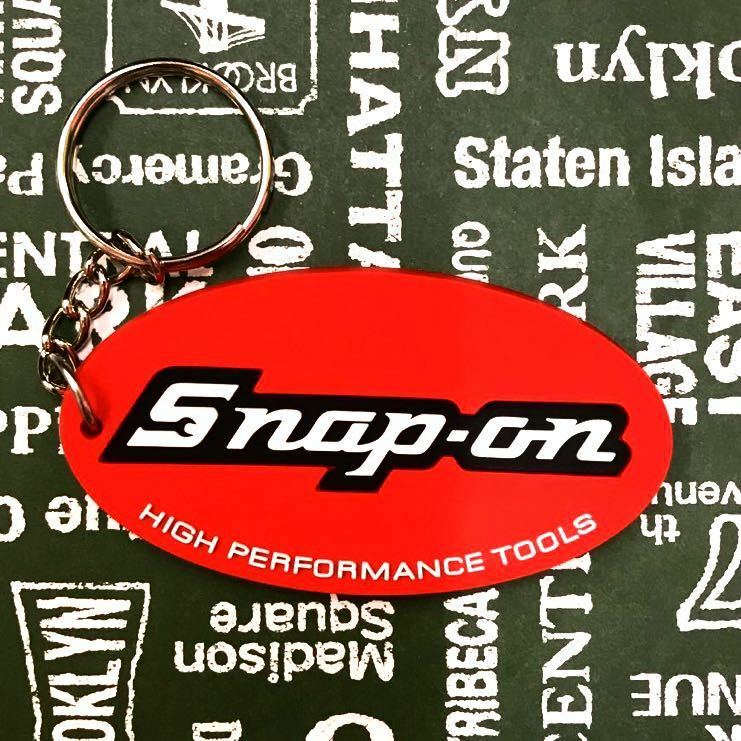 Snap-on スナップオン ラバーキーリング キーホルダー アメリカン雑貨工具メーカー 世田谷ベース ツール スナッポン 赤 レッド