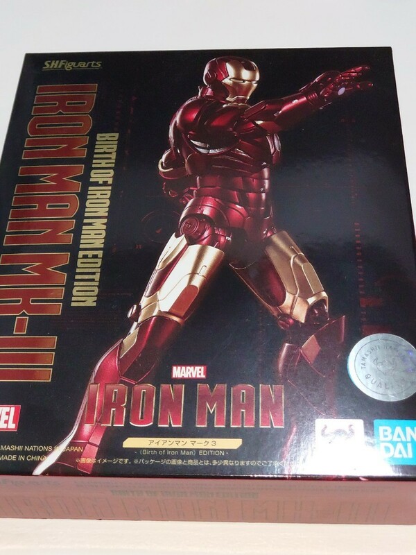 S.H.フィギュアーツ アイアンマン マーク3 (Birth of Iron Man)EDITION 開封品 検索用: S.H.Figuarts マーベル アベンジャーズ 