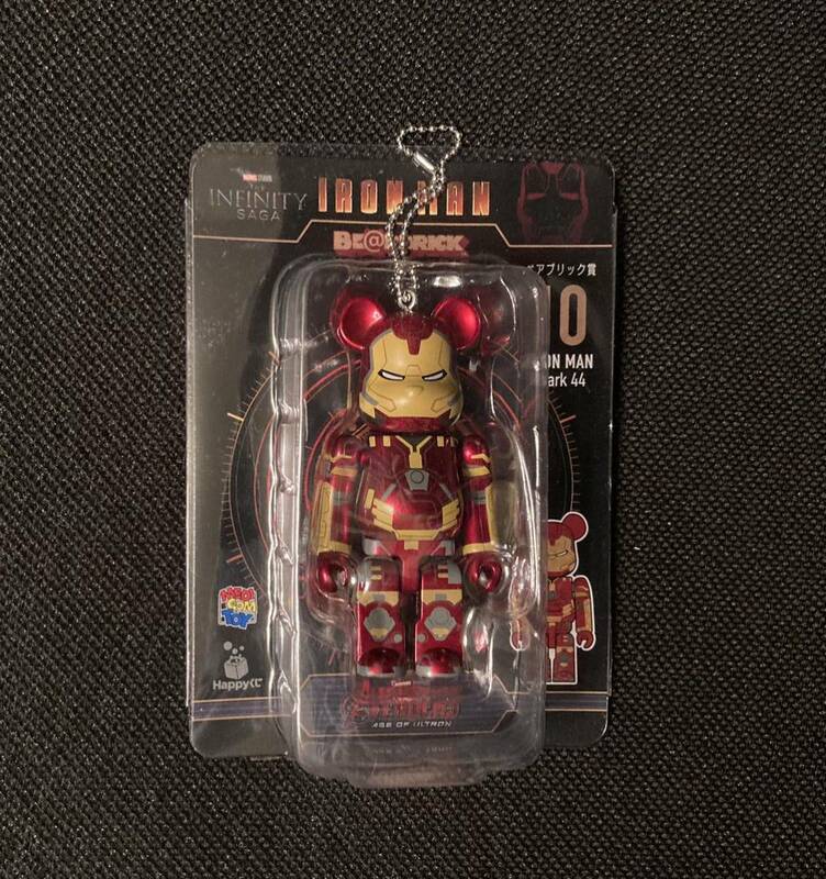 Happyくじ BE@RBRICK アイアンマン ベアブリック賞10 IRON MAN Mark44