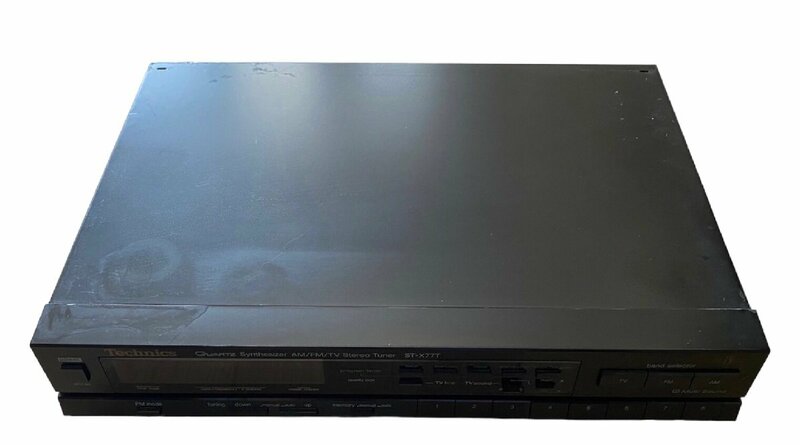 1円～ Technics QUARTZ Synthesizer AM/FM/TV Stereo Tuner ST-X77T テクニクス 動作未確認 コレクション コレクター必見