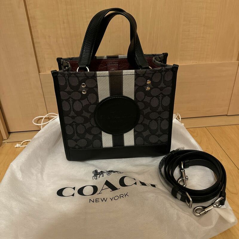 COACH コーチ シグネチャー デンプシー 2WAY ミニ トート C8417 ハンドバッグ ショルダーバッグ メンズ