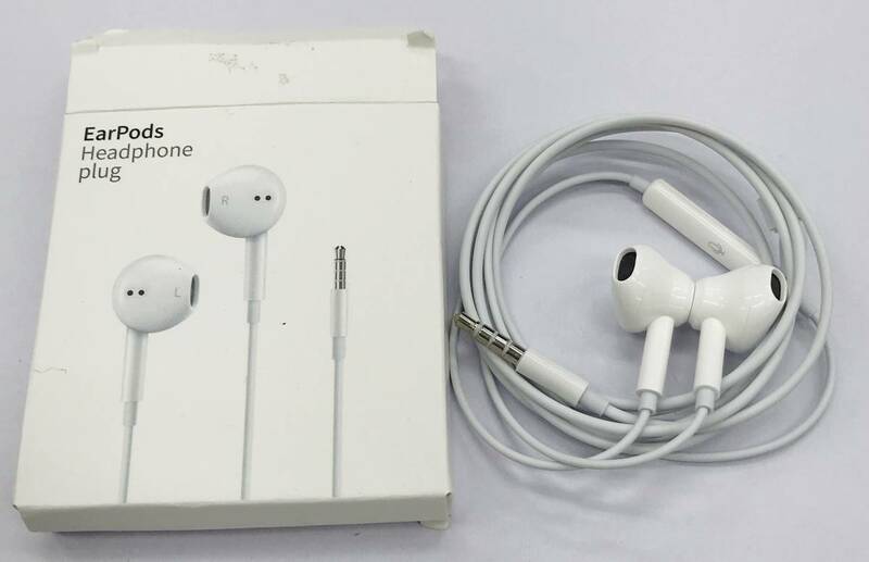 ★【在庫処分価格】Ear Pods Headphone plug ステレオ イヤホン K-18☆C01-168a