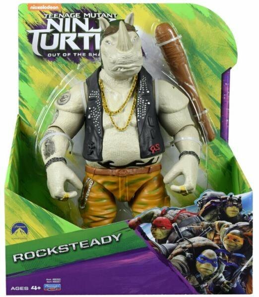 2016 映画版 タートルズ ロックステディ フィギュア TMNT ミュータントタートルズ ROCKSTEADY