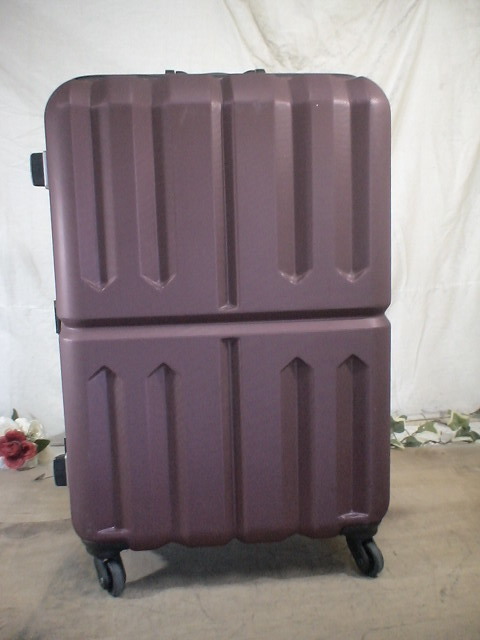 4650 SPALDING　赤茶　TSAロック付　スーツケース　キャリケース　旅行用　ビジネストラベルバック