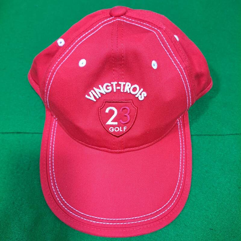 23区　ゴルフ　キャップ　帽子　フリーサイズ　オンワード　