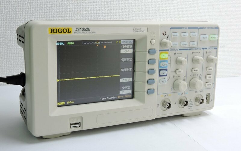 ＊2台入荷 RIGOL デジタル・オシロスコープ DS1052E 2ch 50MHz 1Gsps 電子試験装置 通電確認済み