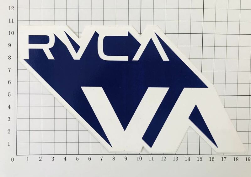 RVCA ｖ∧ ルーカ THE BALANCE OF OPPOSITES ステッカー Art/Music/Fashion～1