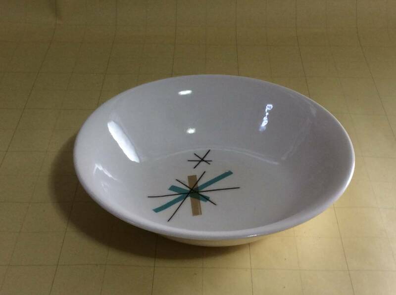 【Mid-Chinaware/R072/Salem China/Northstar】セーラムチャイナ/ノーススター/デザートボウル/Ex+/ミッドセンチュリー/アトミック