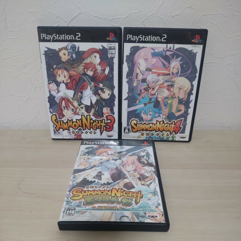 【PS2】 サモンナイト　3本セット　プレイステーション　PlayStation