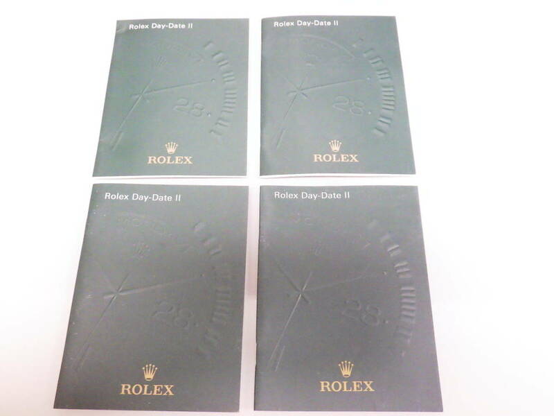 ROLEX ロレックス デイデイト2 冊子 ドイツ語表記 4点　№2218