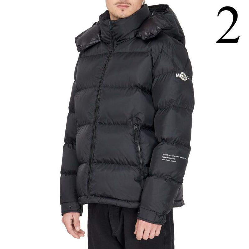 2　MONCLER FRAGMENT 23AW ACANTHUS 定価342100円 ダウンジャケット モンクレール　フラグメント　FRGMT GENIUS ジーニアス 黒