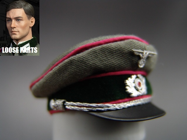 【 Walkre 】1/6ドールパーツ：Facepool製：WWII ドイツ軍参謀将校 制帽【ワルキューレ作戦版】