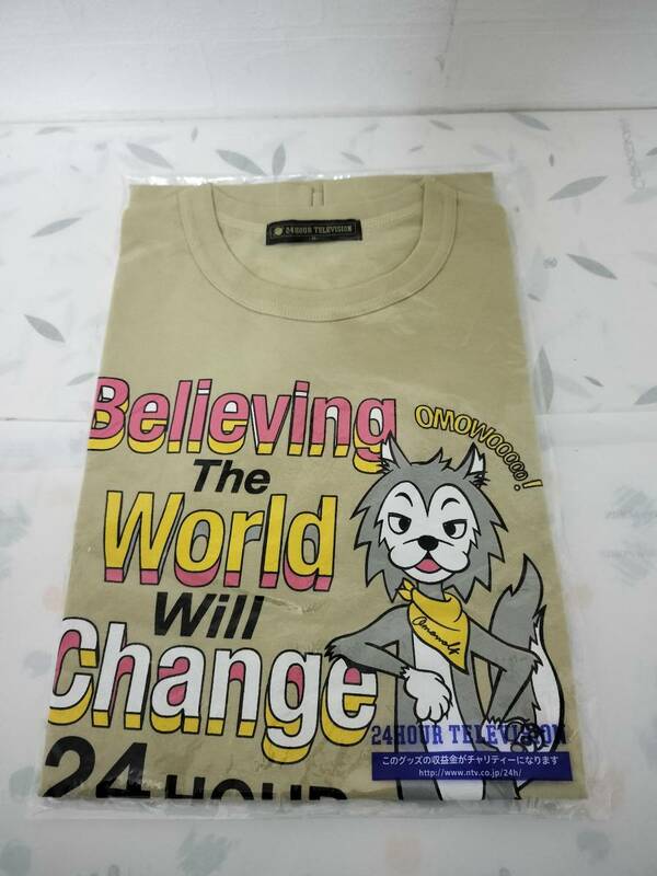 送料￥230〜・新品　24時間テレビ44(2021)　チャリ Tシャツ Mサイズ　カーキ　King＆Prince 