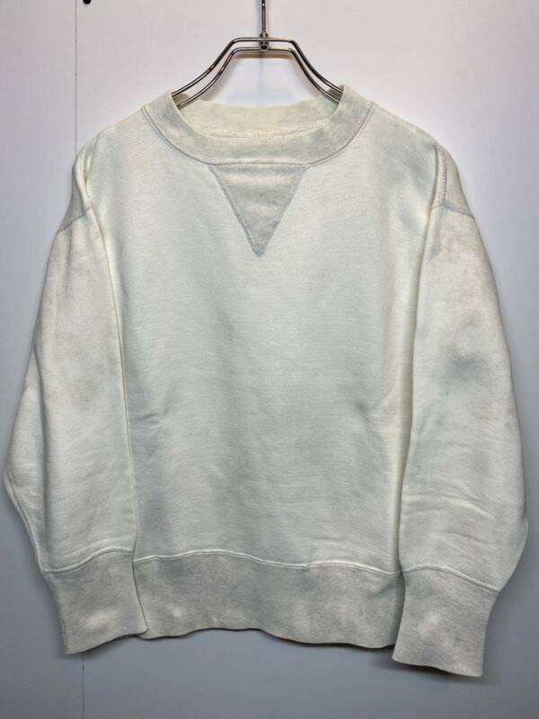 1960s vintage sweat grey front gusset 60年代 ヴィンテージ スウェット 前V はめ込み グレー F206