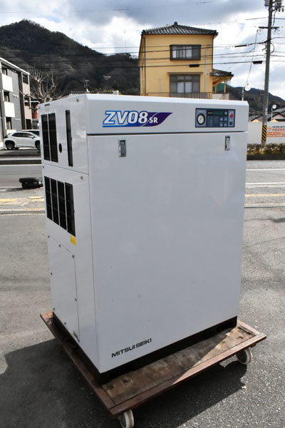 GM01 三井精機 インバーターコンプレッサー スクリューコンプレッサー ZV08SR 10馬力 引き取り限定