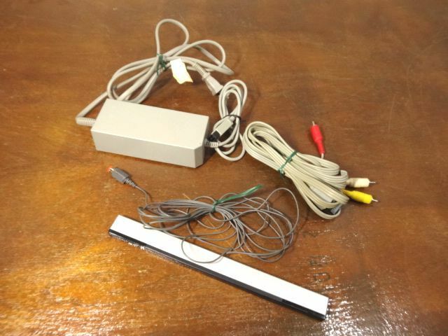 Wii AC ADAPTER アダプター RVL-002 SENSOR BAR センサー バー RVL-014 ケーブル 3点 保証