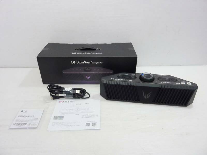 CV5456tc 1円セール 美品 LG UltraGear Gaming Speaker ゲーミングスピーカー GP3 Bluetooth ノイズキャンセリング