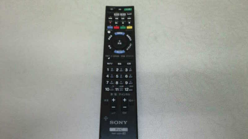 SONY 純正品 TV用 リモコン RMF-JD011 通電のみ確認　ジャンク品