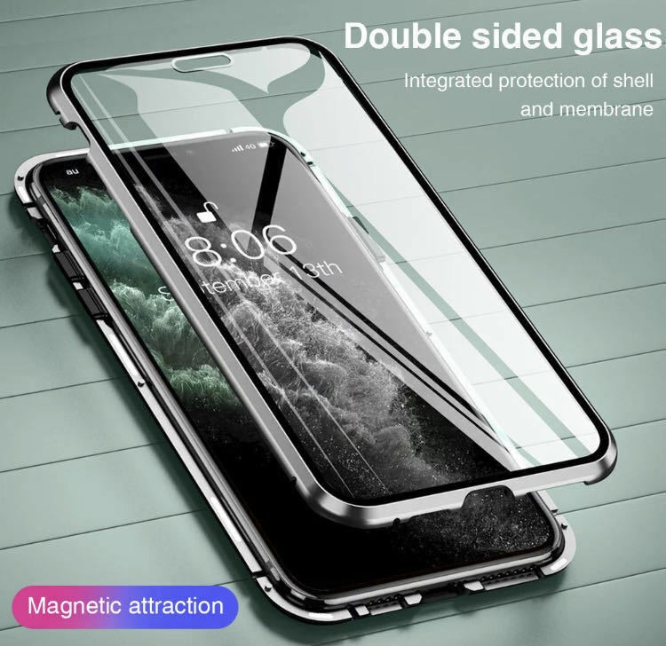 【2個セット】激安 即決 新品 スマホケース カバー iPhone XS用 クリア 強化 前後 両面 フル 保護 薄型 スリム