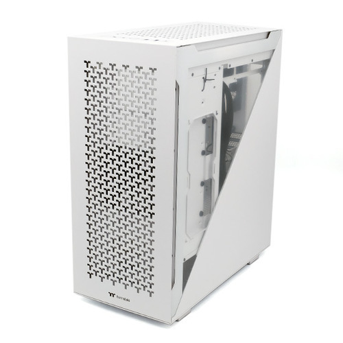 【新品(開封のみ)】 Thermaltake ミドルタワー型PCケース Divider 500 TG Air Snow CA-1T4-00M6WN-02 ホワイト [管理:1000023582]