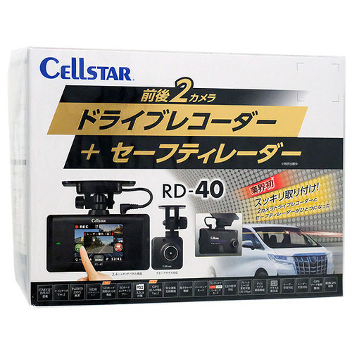 CELLSTAR ドライブレコーダー RD-40 未使用 [管理:1150025218]