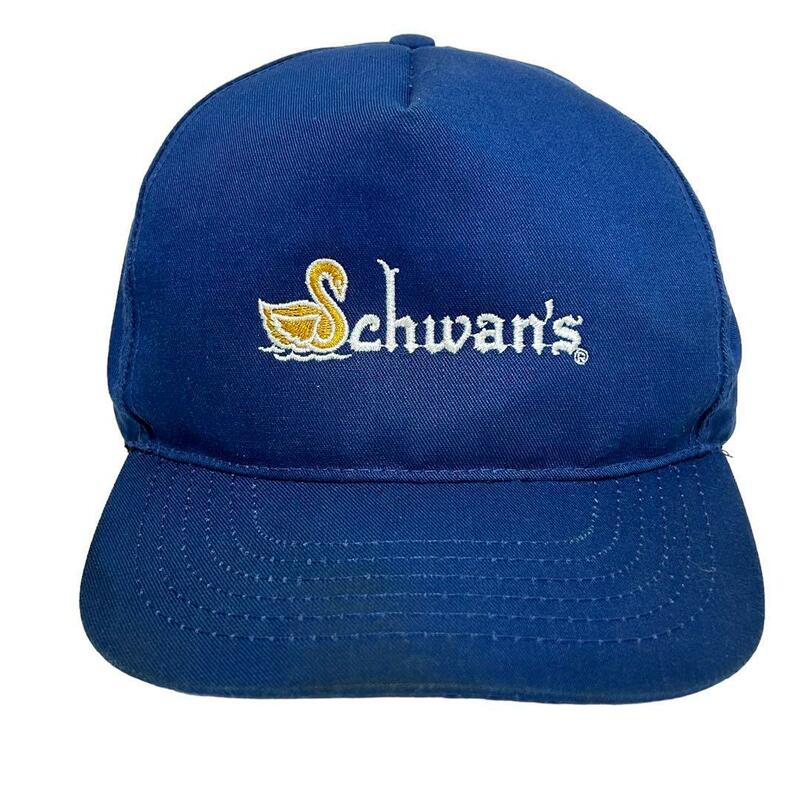 【80s】 米国製　Schwan’s　企業物　トラッカーキャップ